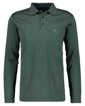 Langarm Poloshirt